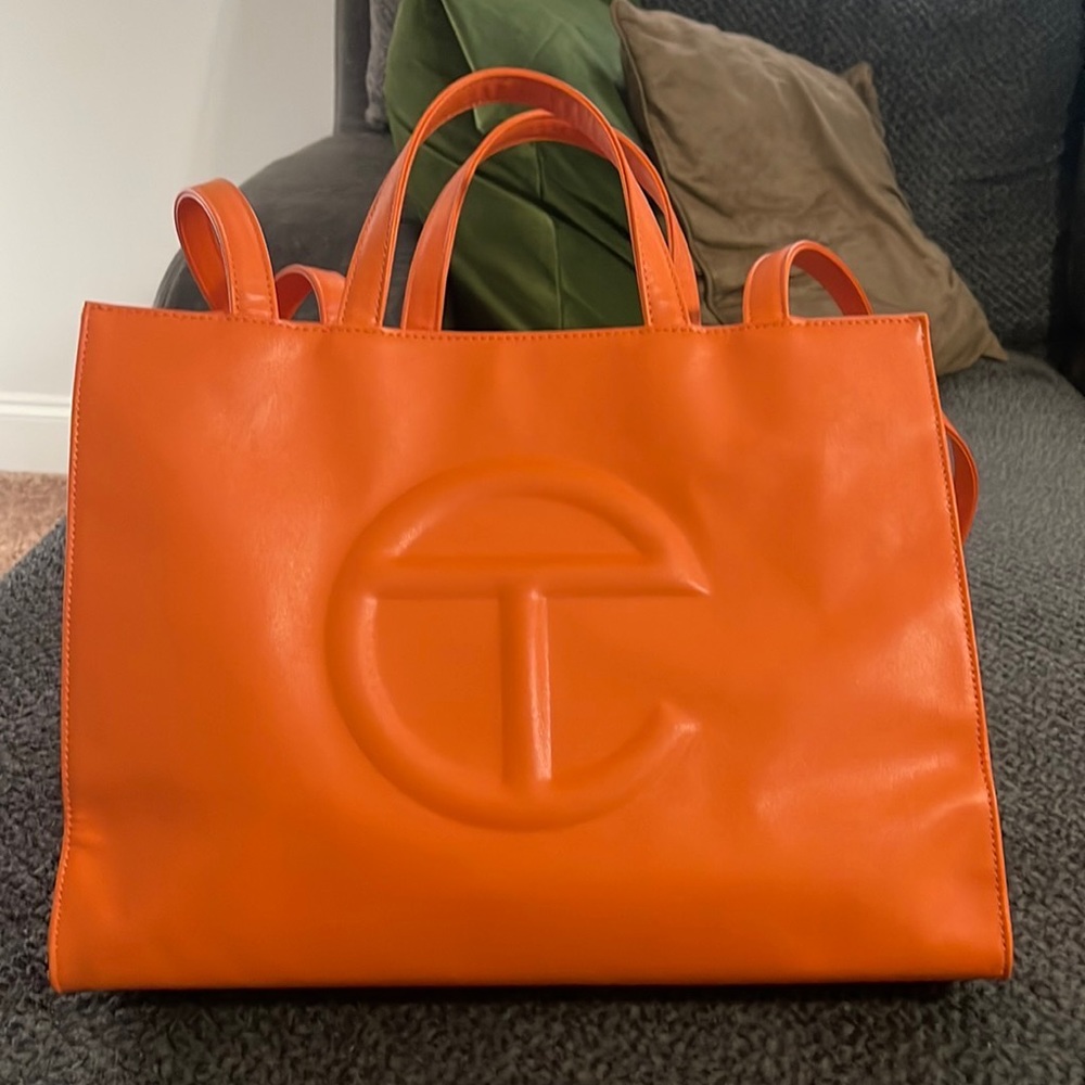 Telfar bag medium size.